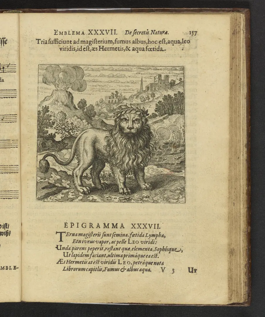 Atalanta fugiens, emblema XXXVII